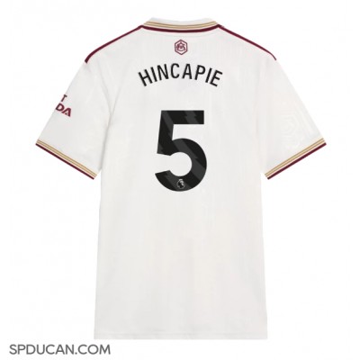 Muški Nogometni Dres Arsenal Piero Hincapie #5 Rezervni 2025-26 Kratak Rukav Muški Nogometni Dres Arsenal Piero Hincapie #5 Rezervni 2025-26 Kratak Rukav
